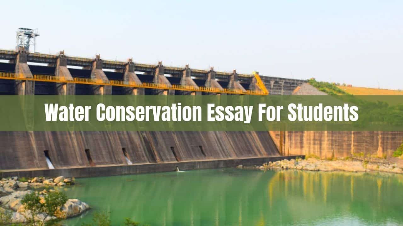 Water Conservation Essay For Students